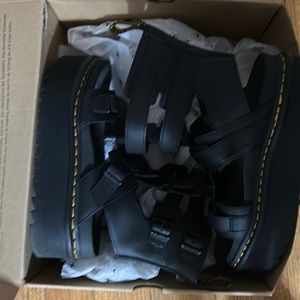 Gently Used Platform Gladiators by Dr Marten: Women Size 10